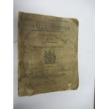 The 1914 Infantry Training Manual, re-printed 1916, together with portrait photo card of Imperial