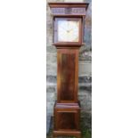 A 20th century mahogany cased long case clock, the brass dial inscribed The Prince and Princess of