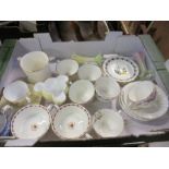 A collection of Royal Worcester porcelain to include cups, saucers, vases, mugs etc
