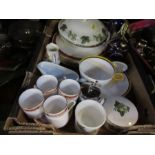 A collection of assorted ceramics, to include a Royal Worcester breakfast cup and saucer designed by