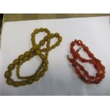 Two bead necklaces