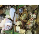 Two boxes of sundries, including china, ornaments, etc.