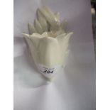 A Royal Worcester lily wall pocket, shape number G82