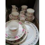 A collection of Royal Worcester Royal Garden pattern china