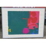 Patrick Heron, limited edition screen print, 12/100, 28ins x 40ins (D)Condition Report: