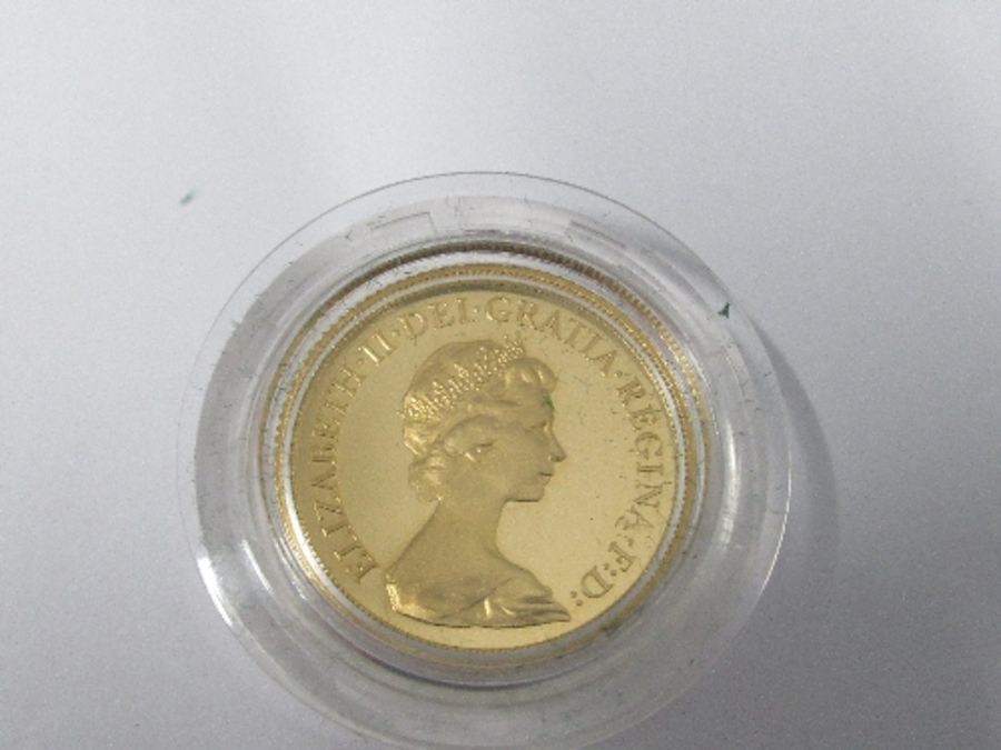A 1980 proof sovereign, in plastic slip - Image 4 of 4