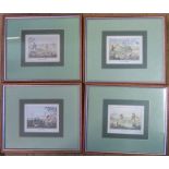 H Alken, four colour prints, Grouse Shooting 1820, Duck Shooting, Pheasant Shooting and Partridge