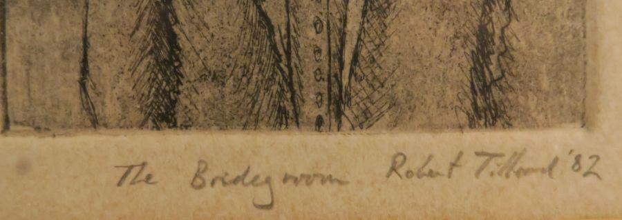 Robert Tilleard, artist proof print, The Bride The Bridegroom, 7.5ins x 8.5ins - Image 4 of 4
