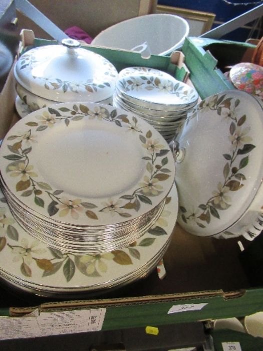 A Wedgwood Beaconsfield part dinner service, comprising two covered tureens, various plates and