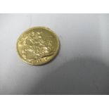 A 1914 gold sovereign