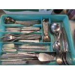 A Viners Studio silver plated part canteen of cutlery