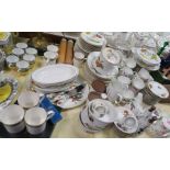 A Royal Worcester Evesham pattern part tea set and other pieces, together with other Royal Worcester