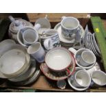 A quantity of various tea sets, to include Portmeirion, etc