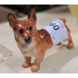 A Royal Doulton model of a corgi dog