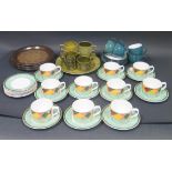 Royal Doulton 'Japora' Coffee Cups and Saucers and Portmeirion TOTEM table ware