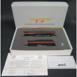 A Bachmann Plus HO Scale No. 11315 Class J 4-8-4 w/Smoke, Headlight & Tender (N&W) in box with