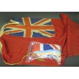 A Red Ensign Flag, 141x67cm and one other