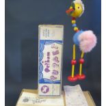 A Pelham Puppet Ostrich in Box