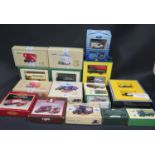 Twenty-Three Corgi Classics etc. Vans and Trucks including Bedfords and Fords in boxes. Plus two