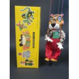 A Rare Pelham Puppet Tiger in Box