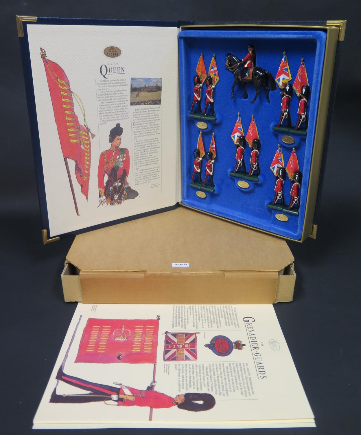 A W Britain (Britains) Trooping The Colour Collectors Model Soldiers Set UK Special Edition 3000,
