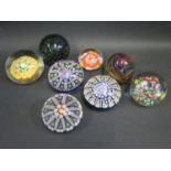 A Collection of Glass Paperweights