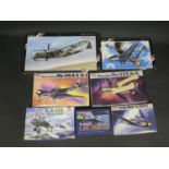 Seven Various WWII German War Plane etc. Kits 1/72 Scale. Including Hobby, Special Hobby, Amodel and