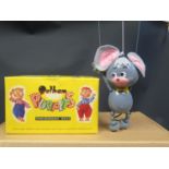 A Scarce Pelham Puppet Screen Gems Pixie Mouse in Box (crack line to head).