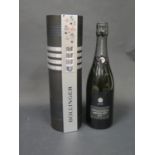 A Bottle of James Bond 007 2002 Special Edition Bollinger Champagne in silencer shaped