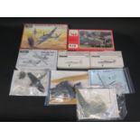 Nine CMK, Merlin Models, Bilek Pegasus etc. WWII German War Plane etc. Kits 1/72 Scale. Appear