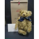 A Steiff Juliaums 44cm Teddybear, no. 3143, boxed with COA