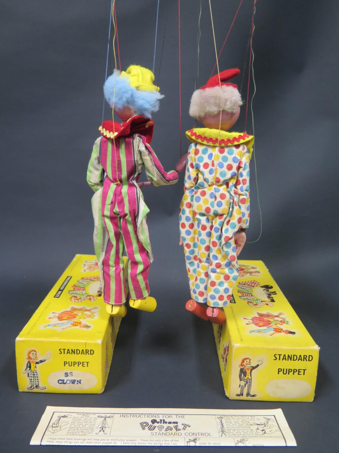 Two Pelham Puppet Type SS Clowns in Boxes - Image 2 of 2