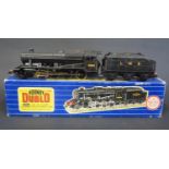 A Hornby Dublo OO Gauge 3224 2-8-0 8F Goods Locomotive & Tender L.M.R. 3 Rail. Good condition but