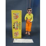 A Pelham Puppet Mike Mercury Character from the 1961/62 "Supercar" TV Series in Box