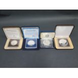 A Turks & Caicos Islands 1980 Silver Proof 10 Crown Coin boxed with COA, 1979 Turks & Caicos 190th