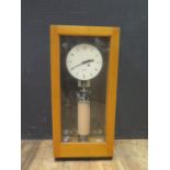 A GENTS' of Leicester Night Watchman's Clock, 80cm high