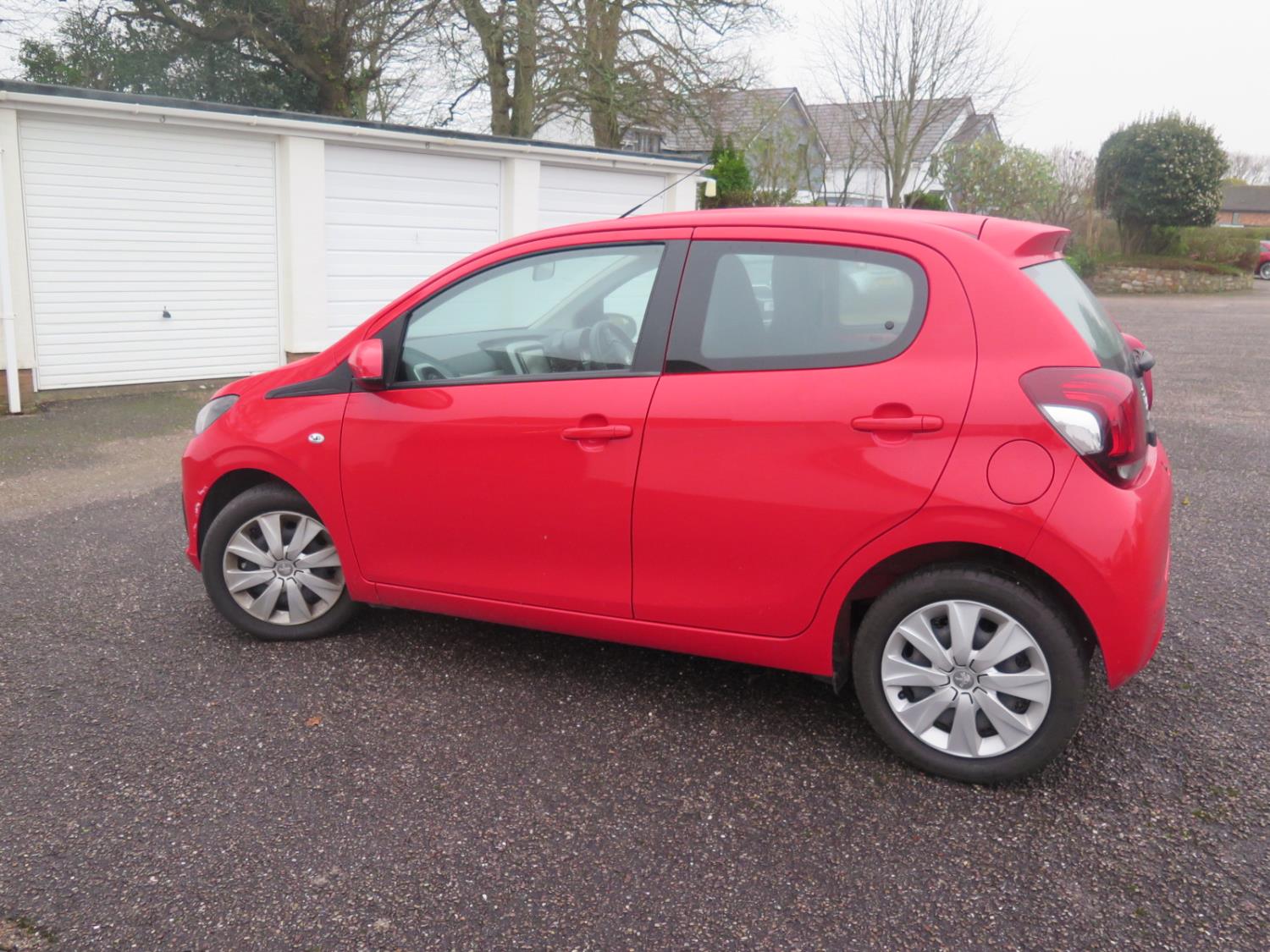 WF65 GGP _ Peugot 108 ACTIVE 5 Door Hatchback in red, manual, 9999 miles when collected! DECEASED - Image 3 of 8