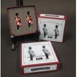 Two W Britain (Britains) Special Collectors Edition 40211 Scots Guards Drummers Toy Soldiers in