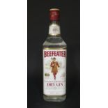 A Bottle of Beefeater Gin