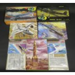 Four Condor and WK Models WWII German War Plane and Missile Kits 1/72 Scale. Including Heinkel and