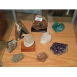 A Collection of Minerals and fossil