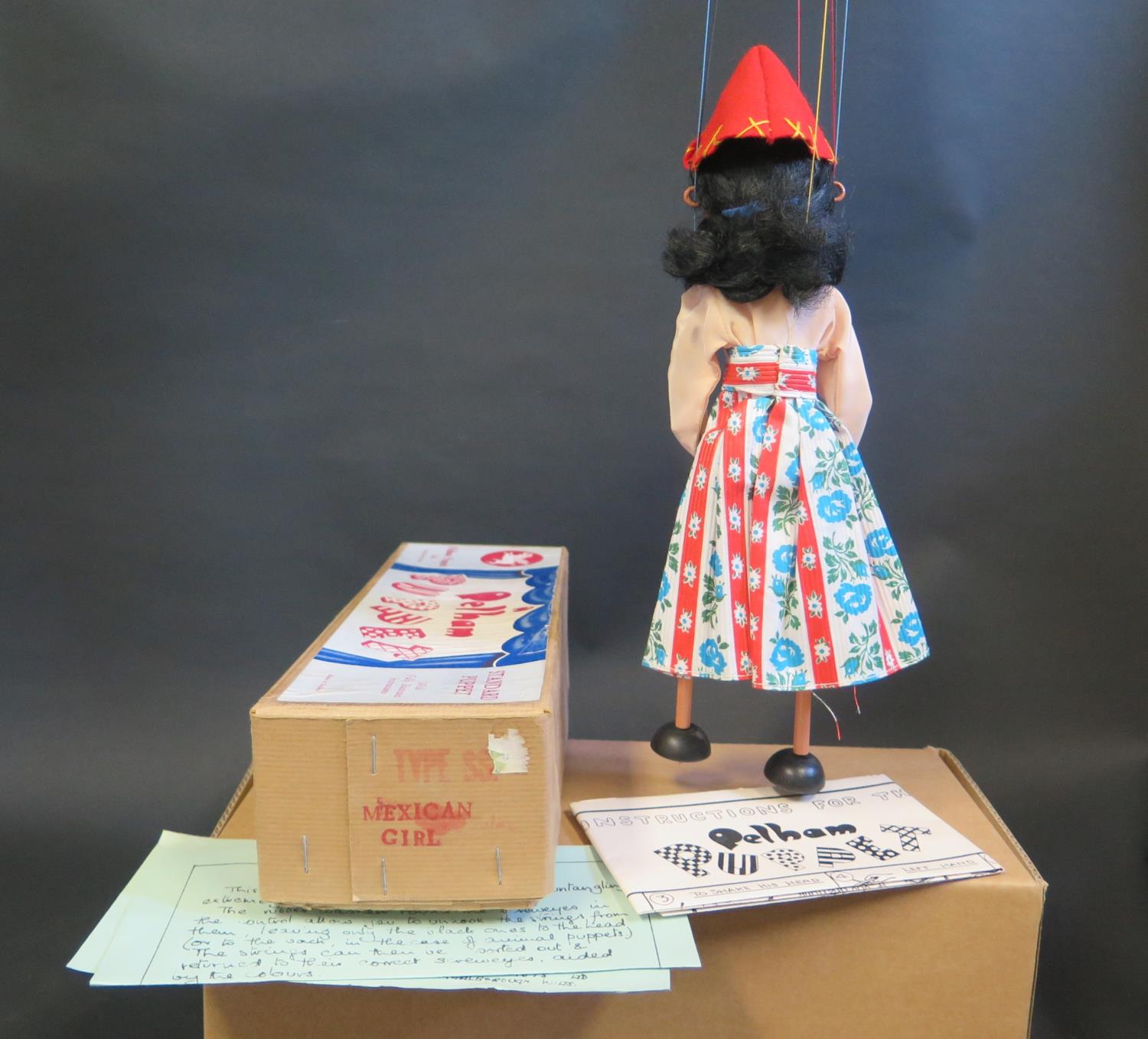 A Pelham Puppet Mexican Girl in Box - Image 2 of 2