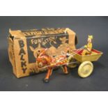 A Marx Toys Balky Mule Wind-Up Tinplate Toy Made in United States of America. Excellent working