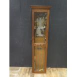 An Oak Cased Post Office Master Clock with synchronised timer, 140cm