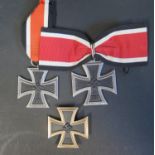 Three German Iron Crosses