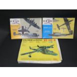 Two Mach and One SuperModel WWII German War Plane Kits 1/72 Scale. Dornier, Arado, Blohm. Appear