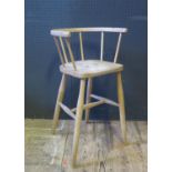 A Child's Spindle Back Stool
