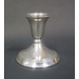 A Birmingham Loaded Silver Candlestick, 8.5cm