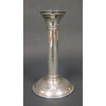 A Chester Loaded Silver Candlestick, 16.5cm