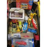 A Selection of Toy Cars, Trucks, Tractors etc. including Matchbox, Corgi, Britains, Rex Toys,